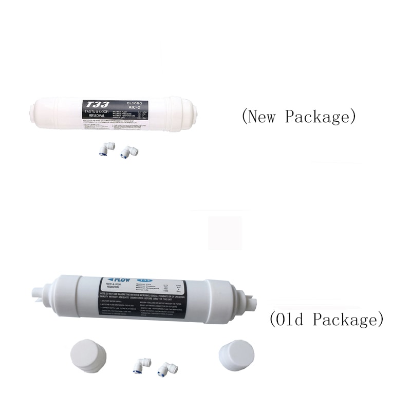 Inline Water Filter Pack Coconut Carbon Reverse Osmosis Cartridge