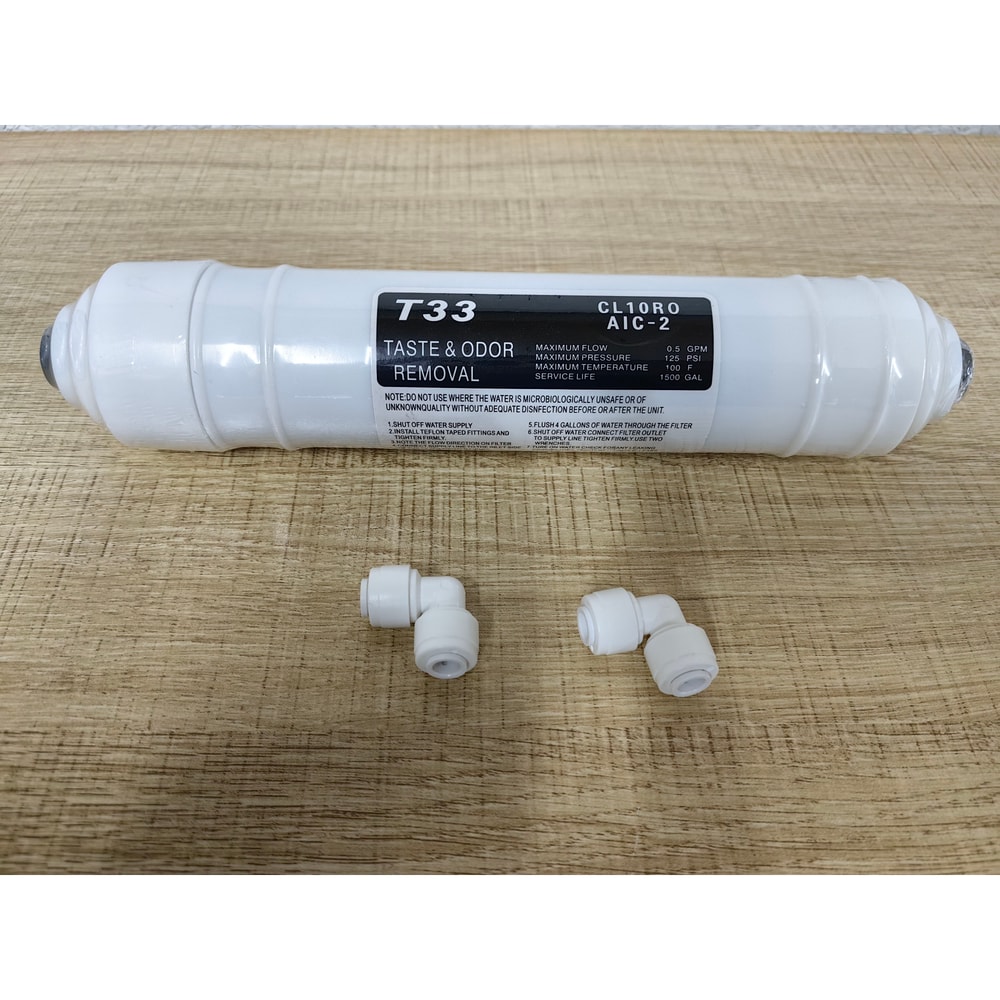 Inline Water Filter Pack Coconut Carbon Reverse Osmosis Cartridge