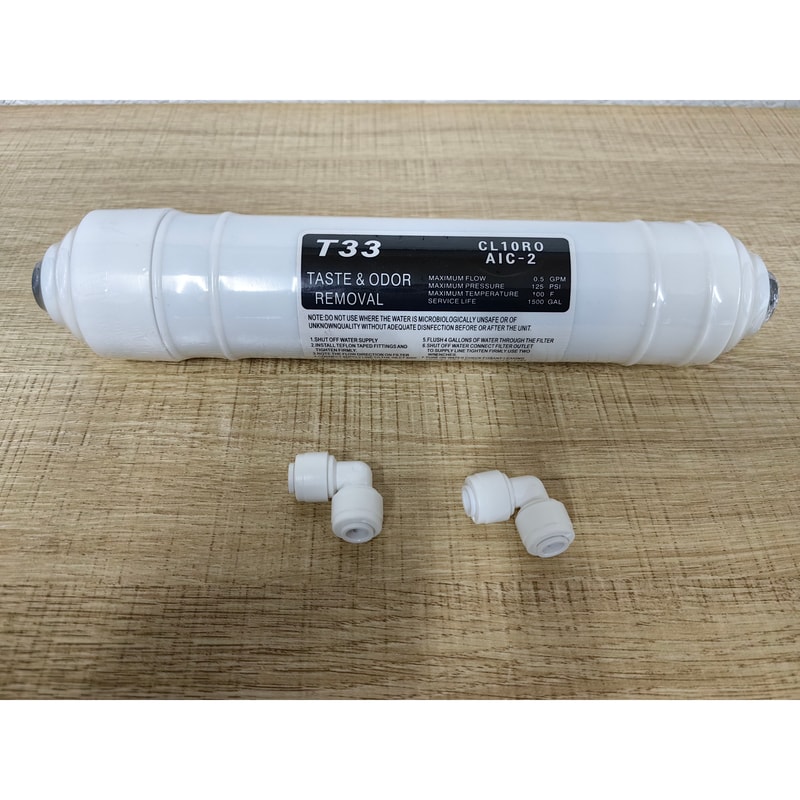 Inline Water Filter Pack Coconut Carbon Reverse Osmosis Cartridge