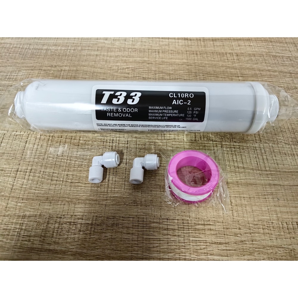 Inline Water Filter Pack Coconut Carbon Reverse Osmosis Cartridge