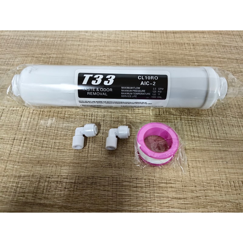 Inline Water Filter Pack Coconut Carbon Reverse Osmosis Cartridge