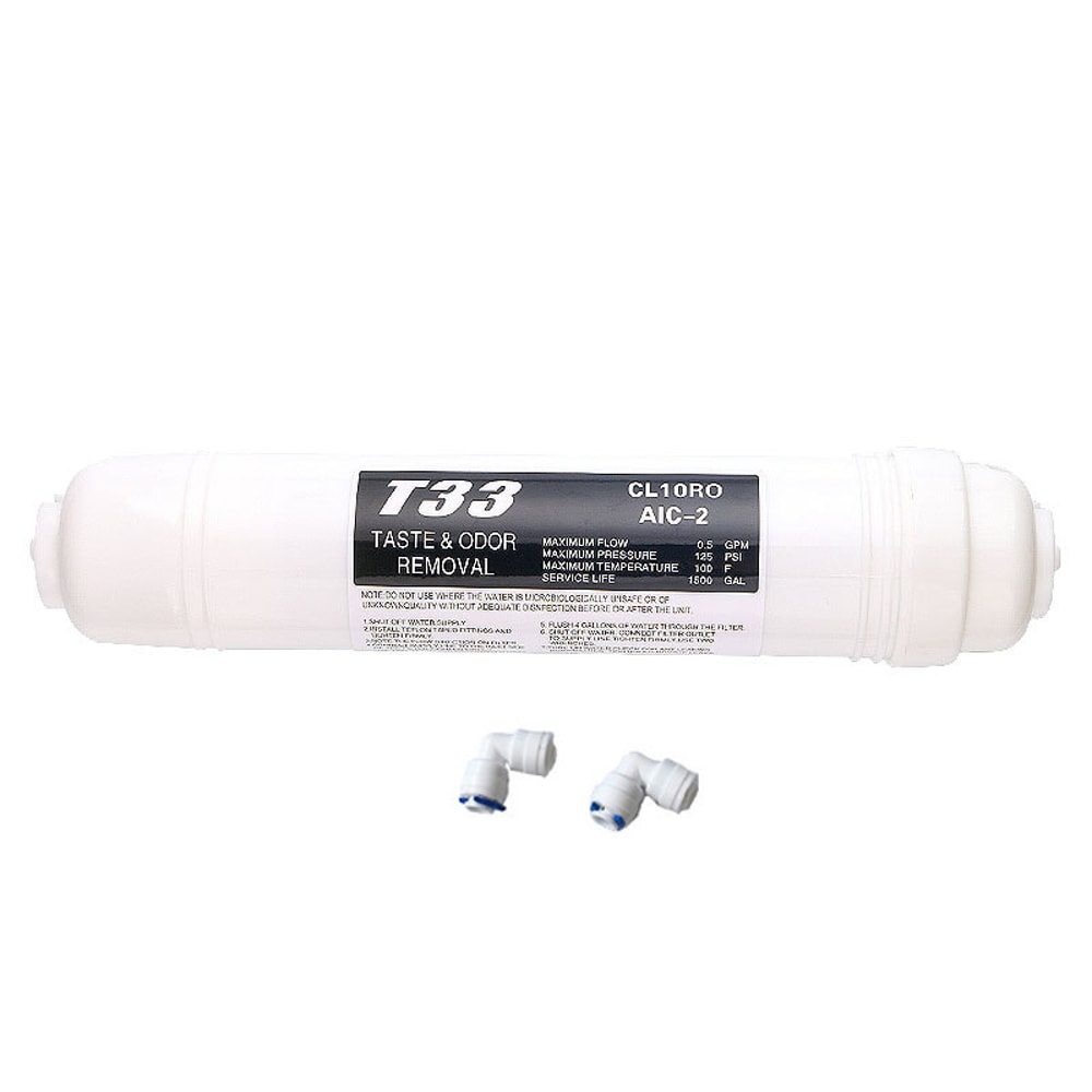 Inline Water Filter Pack Coconut Carbon Reverse Osmosis Cartridge