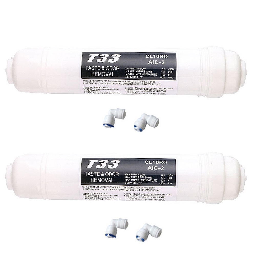 Inline Water Filter Pack Coconut Carbon Reverse Osmosis Cartridge