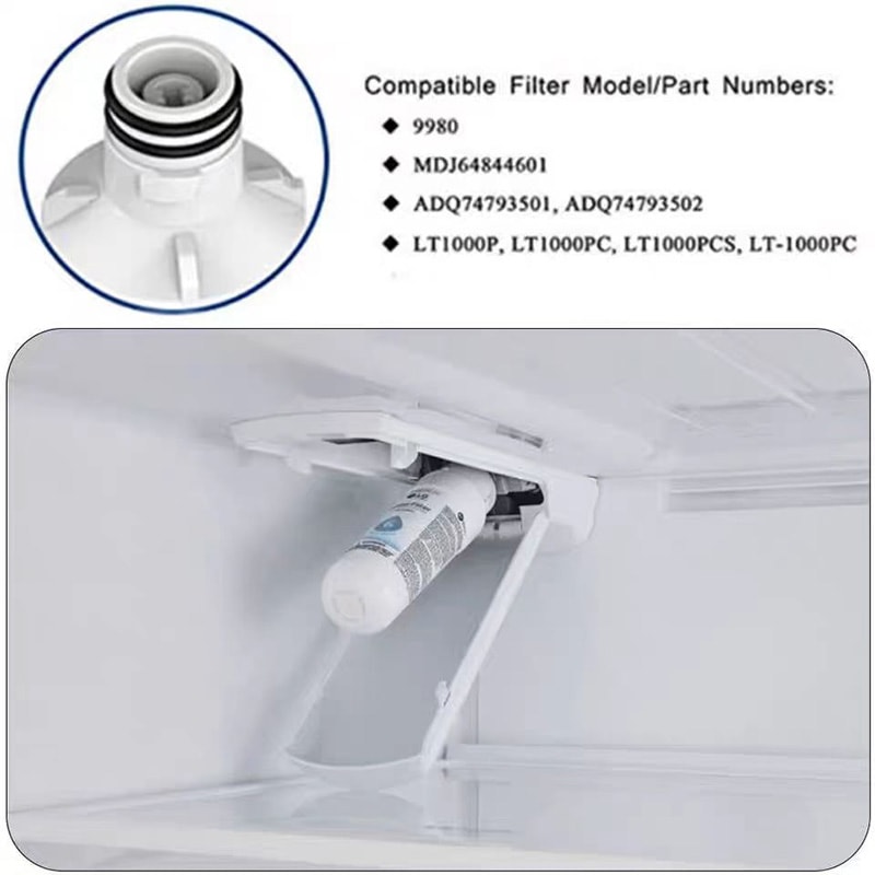 Replacement Refrigerator Water Filter For LG Compatible Models Clean Pure Water Cartridge 4