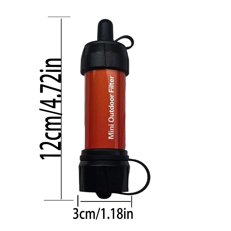 Portable Water Filter Straw For Hiking Emergency Survival Gear 3