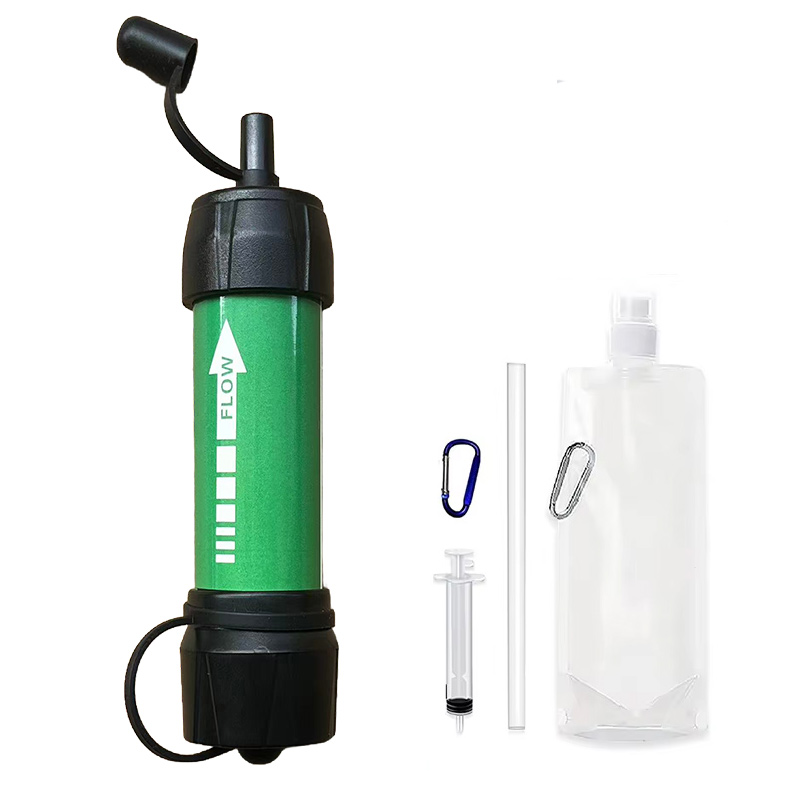 Portable Water Filter Straw For Hiking Emergency Survival Gear 6