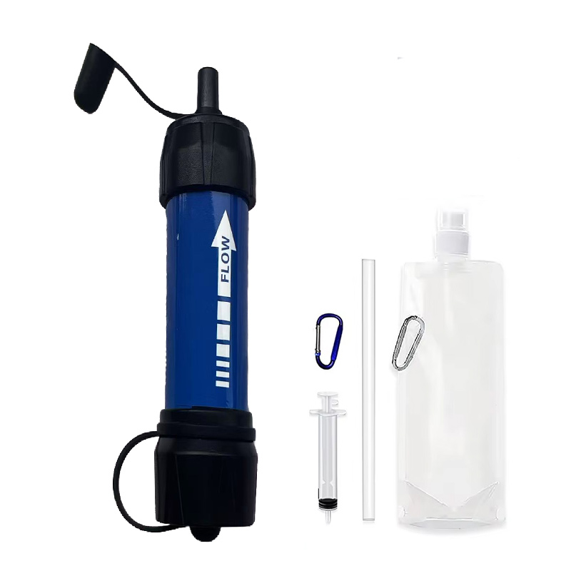 Portable Water Filter Straw For Hiking Emergency Survival Gear 8