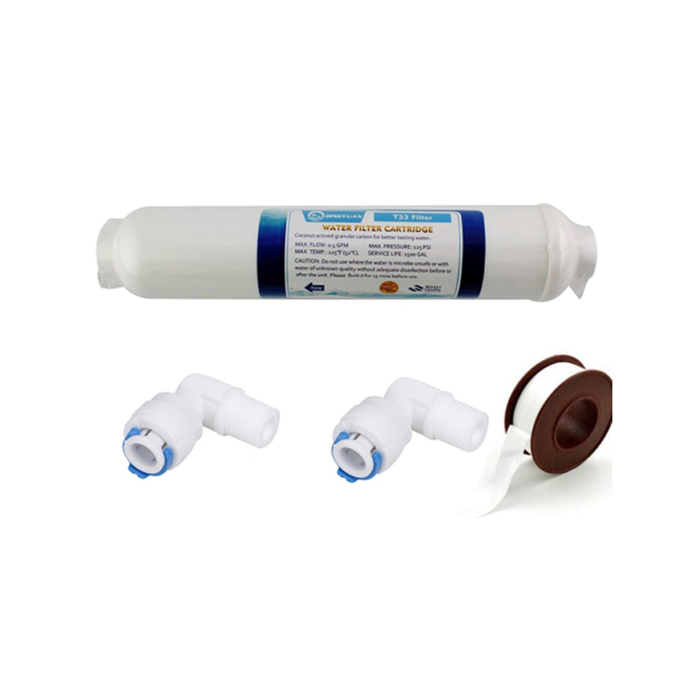 nline Coconut Carbon Water Filter for Reverse Osmosis System with Micron Filtration