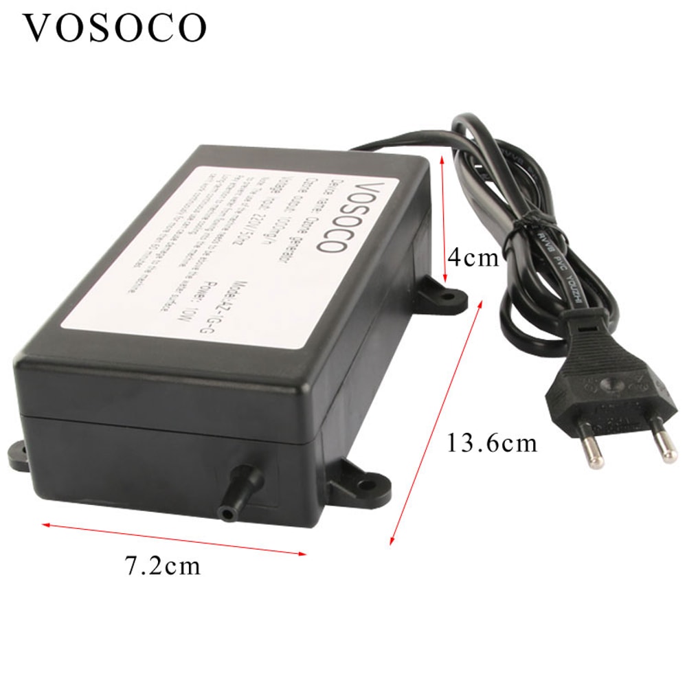 VOSOCO Ozone Generator Air Purifier Food Sterilizer Portable Ozonizer 3