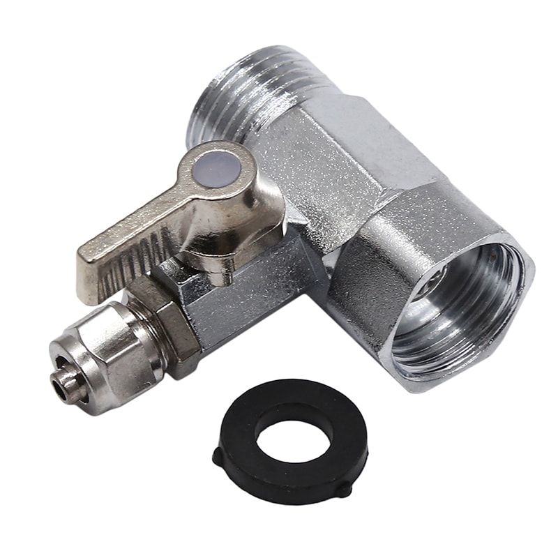 Universal Three Way Faucet Valve for Water Purifier and Filter Adapter