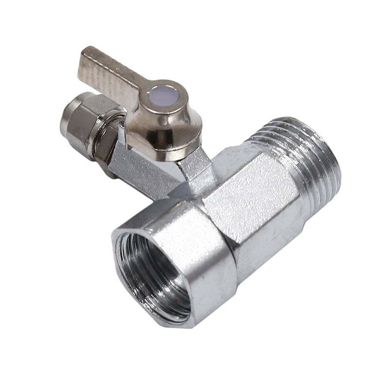 Universal Three Way Faucet Valve for Water Purifier and Filter Adapter