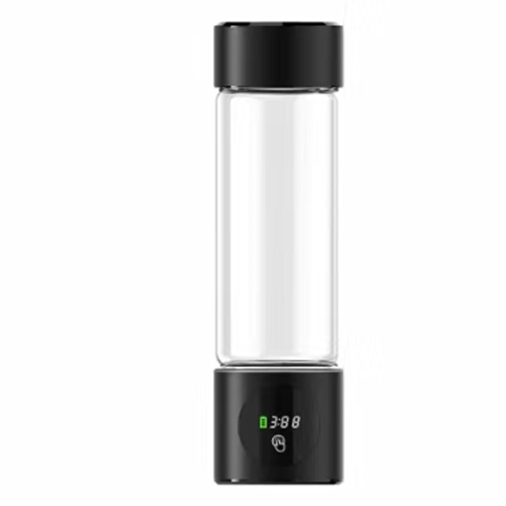 Portable Hydrogen Water Bottle Generator with Dual Chamber SPE PEM Ionizer & Smart Display