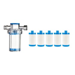 multi purpose tap water filter set for shower washing machine rust sediment purifier