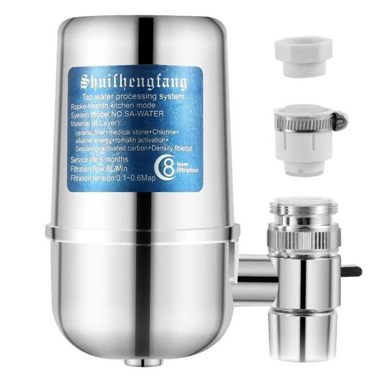Kitchen Faucet Water Filter System Chlorine Removal Tap Purifier for Clean Drinking Water