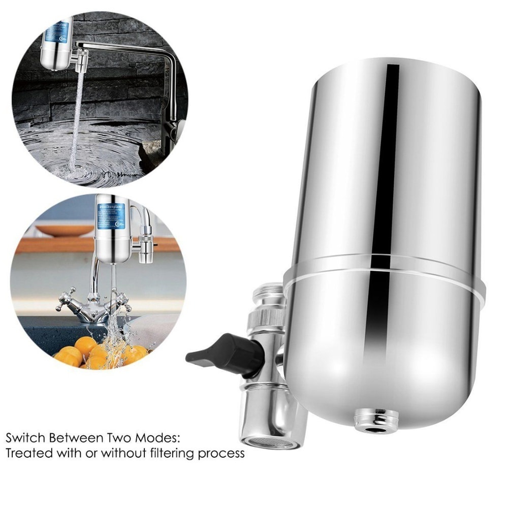 Kitchen Faucet Water Filter System Chlorine Removal Tap Purifier for Clean Drinking Water