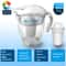 Alkaline Water Filter Pitcher with Long Life Cartridge for Clean pH Balanced Drinking Water