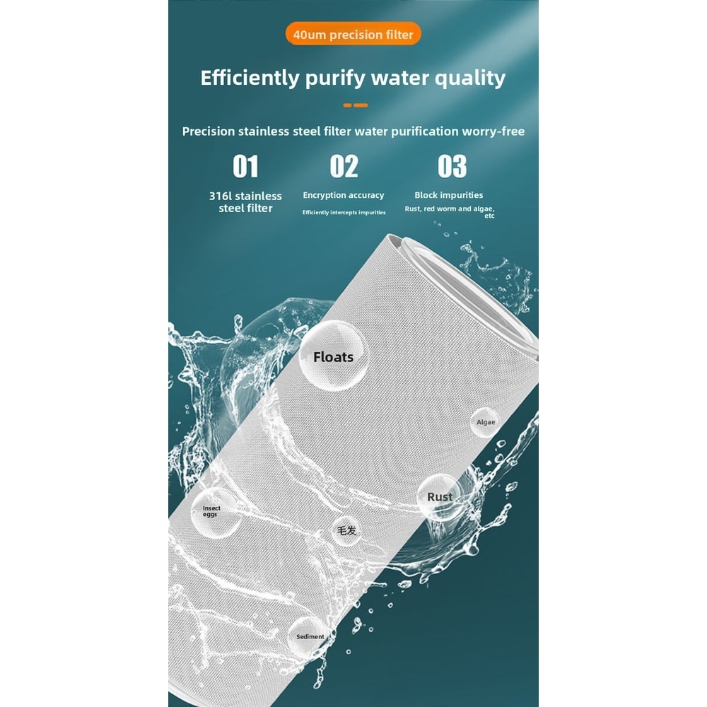 Stainless Steel Tap Water Filter Anti Scale Faucet Purifier For Clean Drinking Water 3