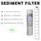 Micron Water Filter Cartridge Set for Reverse Osmosis Systems