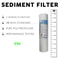 Micron Water Filter Cartridge Set for Reverse Osmosis Systems