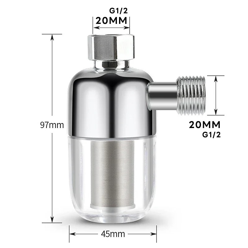 Universal Stainless Steel Tap Water Filter Anti Scale Faucet Protector 2