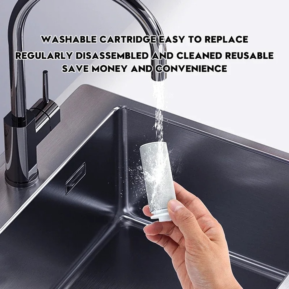 Universal Stainless Steel Tap Water Filter Anti Scale Faucet Protector 5