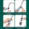 Universal Faucet Water Filter Splash-Proof Aerator with Layer Purification for Kitchen and Bathroom