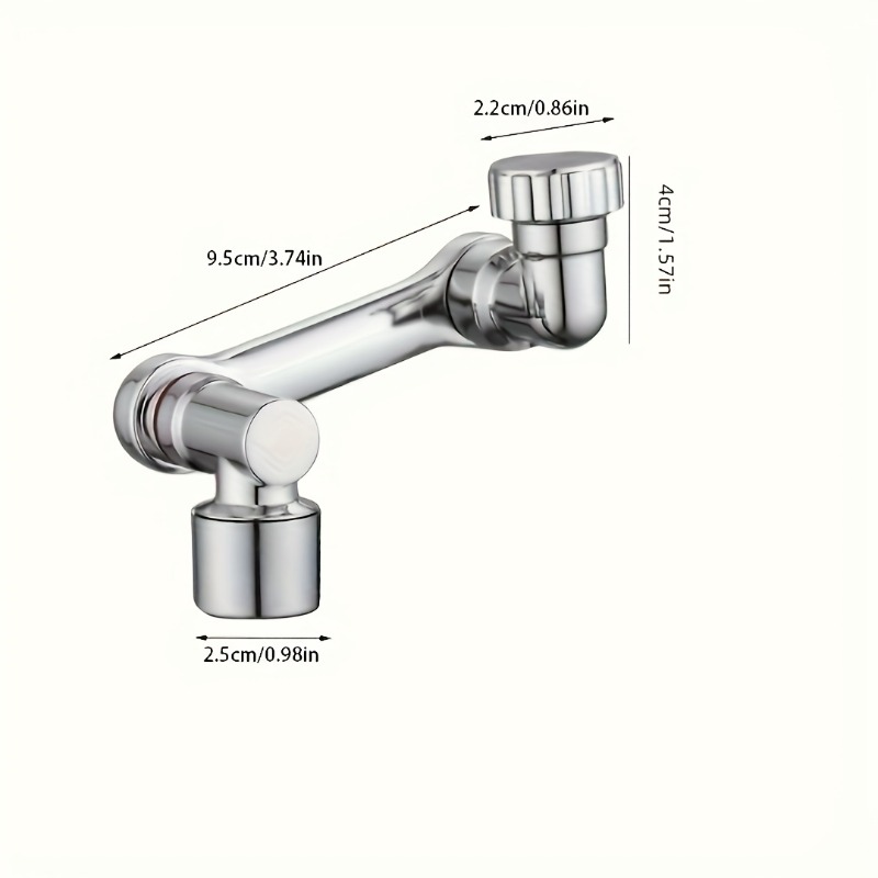 Rotating Faucet Extender Spray Head for Kitchen and Bathroom Sinks