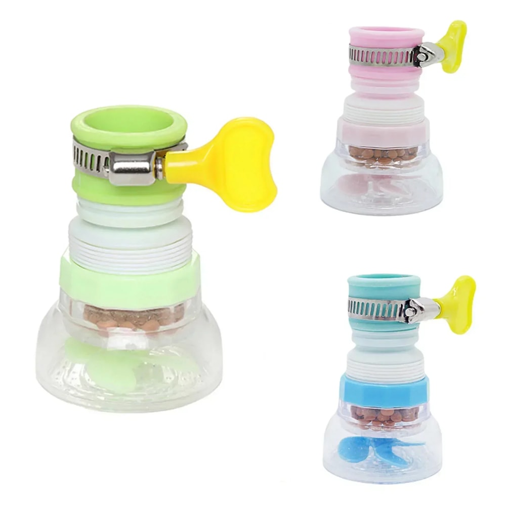 High Pressure Faucet Filter Nozzle with Rotation Water Purifier for Kitchen Sink