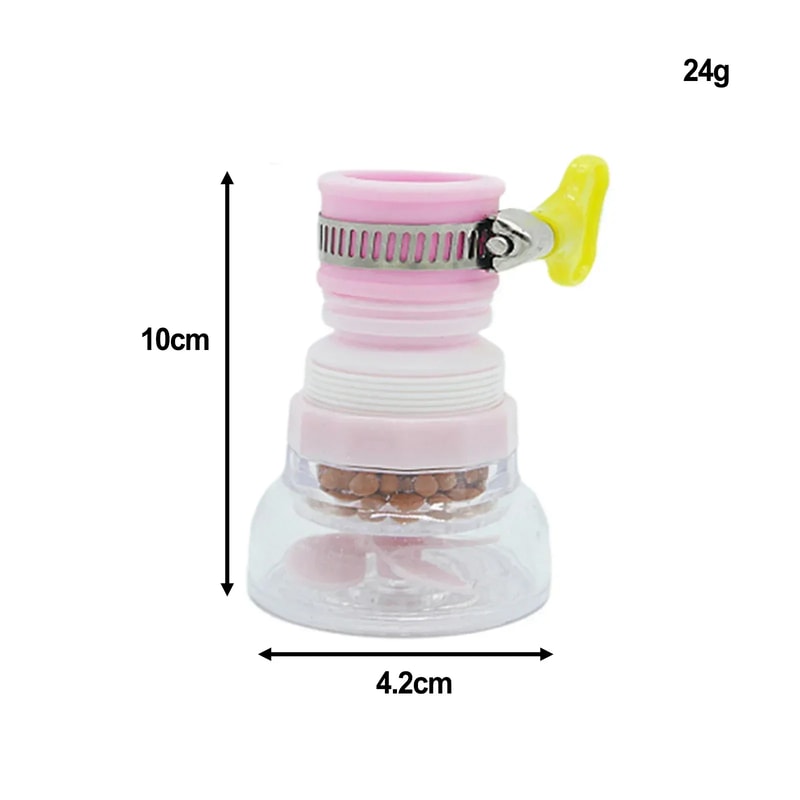 High Pressure Faucet Filter Nozzle with Rotation Water Purifier for Kitchen Sink