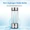 Hydrogen Water Bottle Portable Hydrogen Rich Water Generator with Titanium Filter 420ml