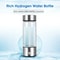 Hydrogen Water Bottle Portable Hydrogen Rich Water Generator with Titanium Filter 420ml