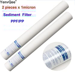 micron sediment water filter cartridge set for reverse osmosis systems