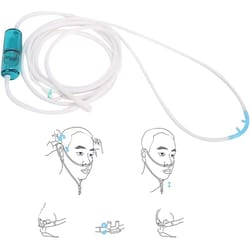 portable nasal oxygen cannula tube for hydrogen inhalation and oxygen therapy