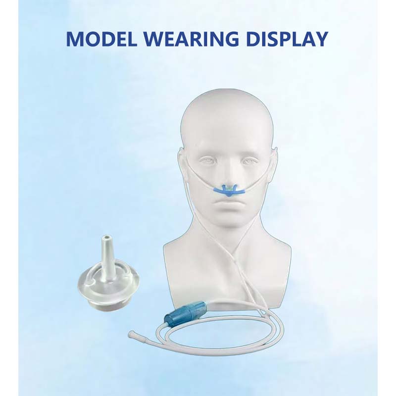 Portable Nasal Oxygen Cannula Tube for Hydrogen Inhalation and Oxygen Therapy