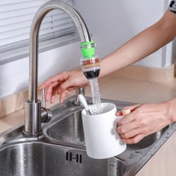 high pressure faucet water filter layer coconut charcoal tap purifier nozzle