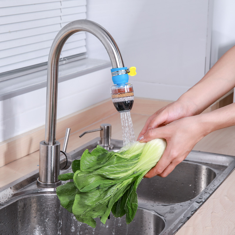 High Pressure Faucet Water Filter Layer Coconut Charcoal Tap Purifier Nozzle