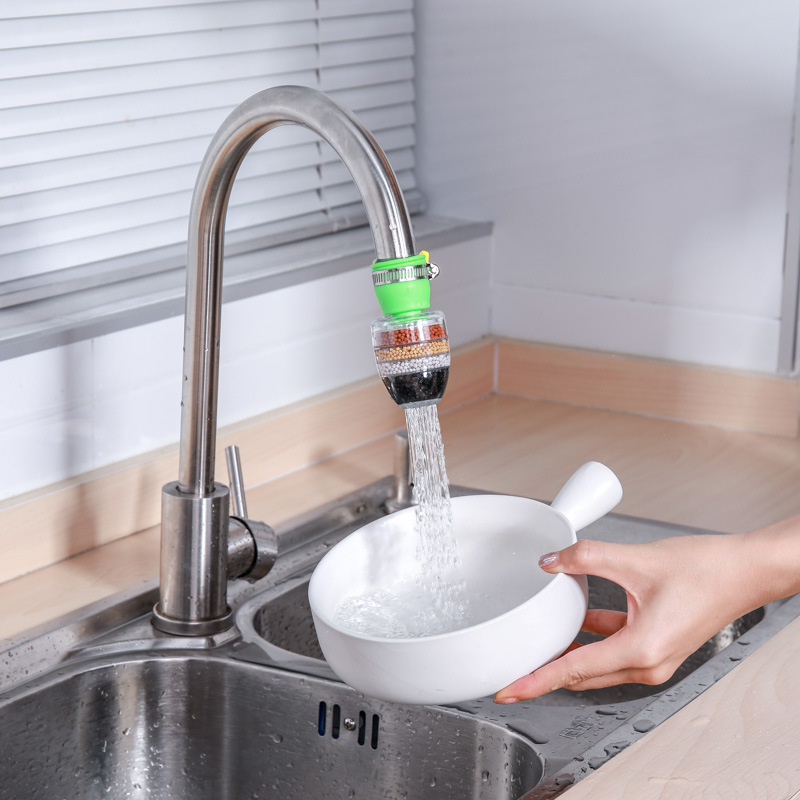 High Pressure Faucet Water Filter Layer Coconut Charcoal Tap Purifier Nozzle