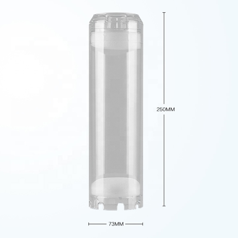 Reusable Clear water filter cartridge Housing for DIY Filtration and Resin Systems