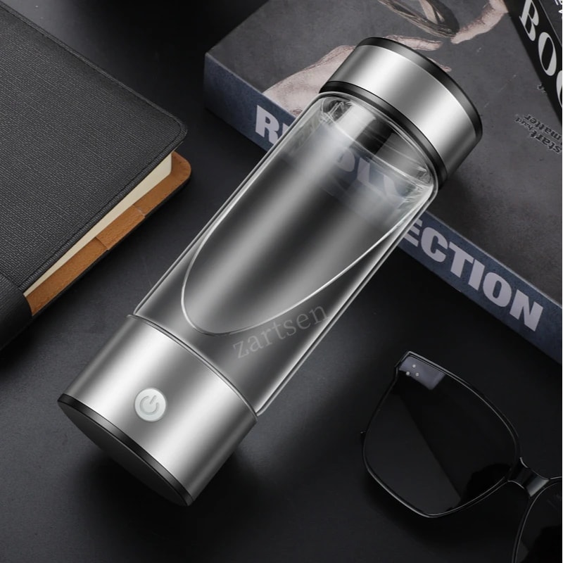 Hydrogen Water Bottle Portable Generator Alkaline Ionizer Smart Cup