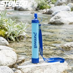portable water filter for camping & emergency survival lightweight outdoor purifier system