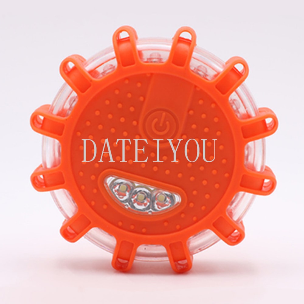 LED Road Flares Emergency Lights Rechargeable Waterproof Safety Beacons for Cars