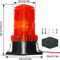 LED Amber Strobe Beacon Light for Trucks Cars Emergency Safety Warning Lamp