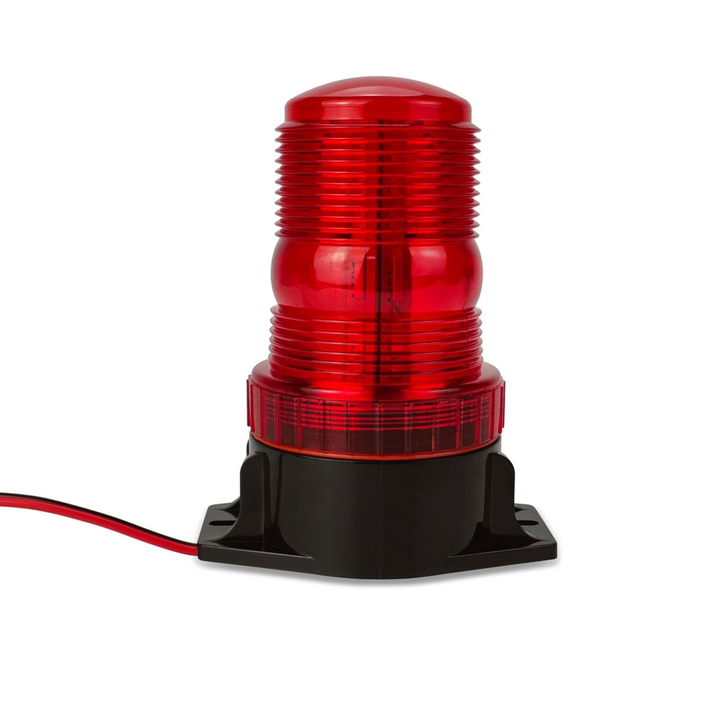 LED Amber Strobe Beacon Light for Trucks Cars Emergency Safety Warning Lamp