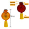 Solar Emergency Beacon Light Outdoor Traffic Warning LED Barricade Safety Light
