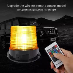 wireless led car emergency rotating beacon strobe light usb rechargeable magnetic warning light