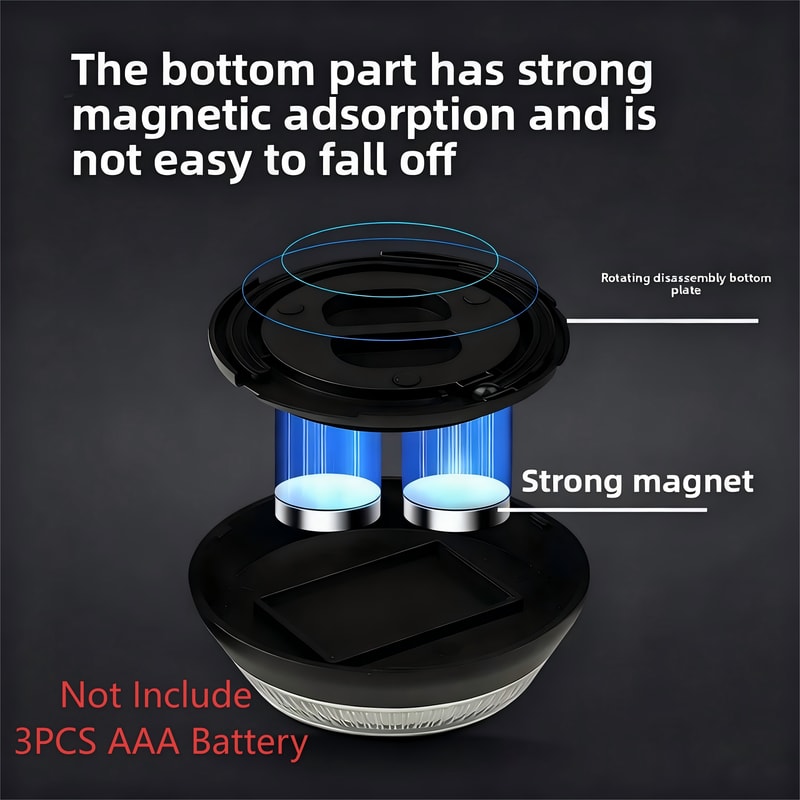 Upgrade Car Emergency Light Waterproof LED Roadside Flare with Magnetic Base