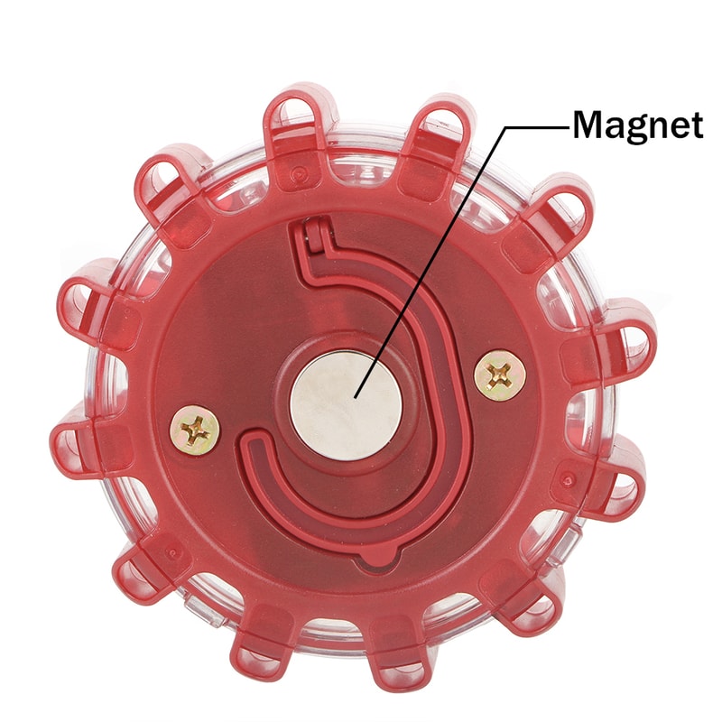 LED Emergency Strobe Light Safety Barricade & Vehicle Warning Beacon