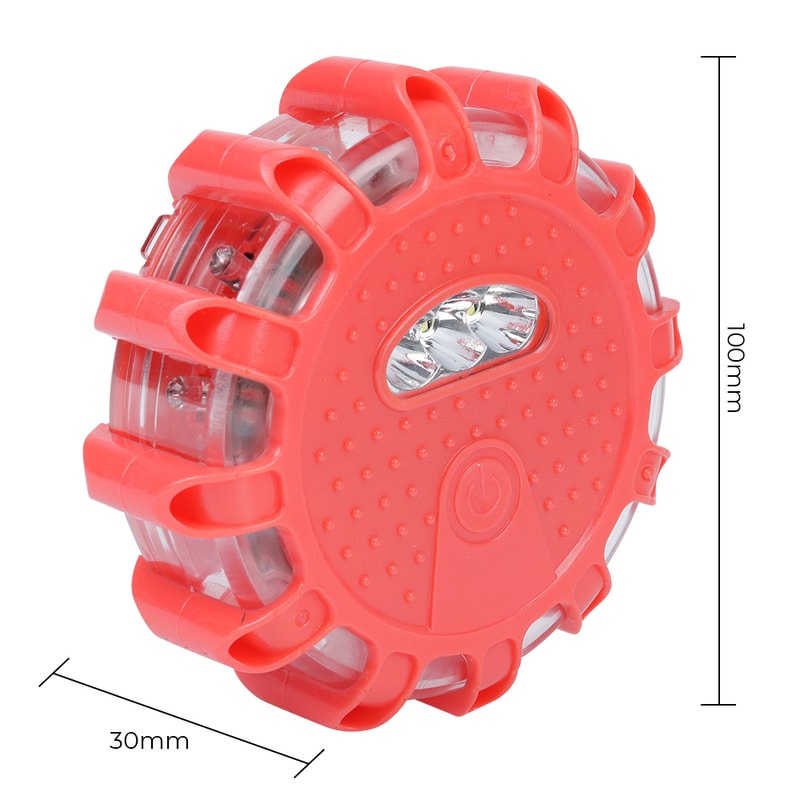 LED Emergency Strobe Light Safety Barricade & Vehicle Warning Beacon