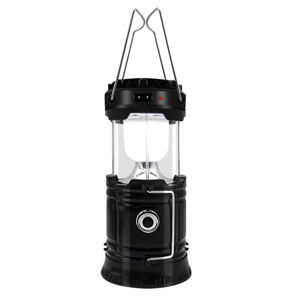 Solar Powered Multifunctional Camping Lamp & Portable LED Flashlight