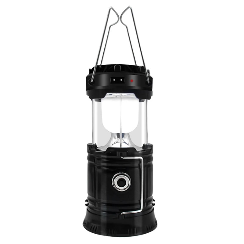 Solar Powered Multifunctional Camping Lamp & Portable LED Flashlight